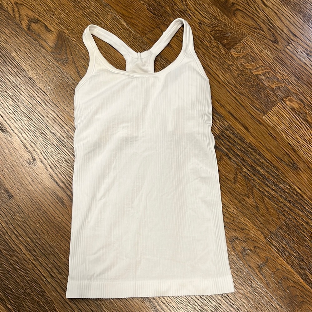 Lululemon Ebb to Street Tank, size 2, White